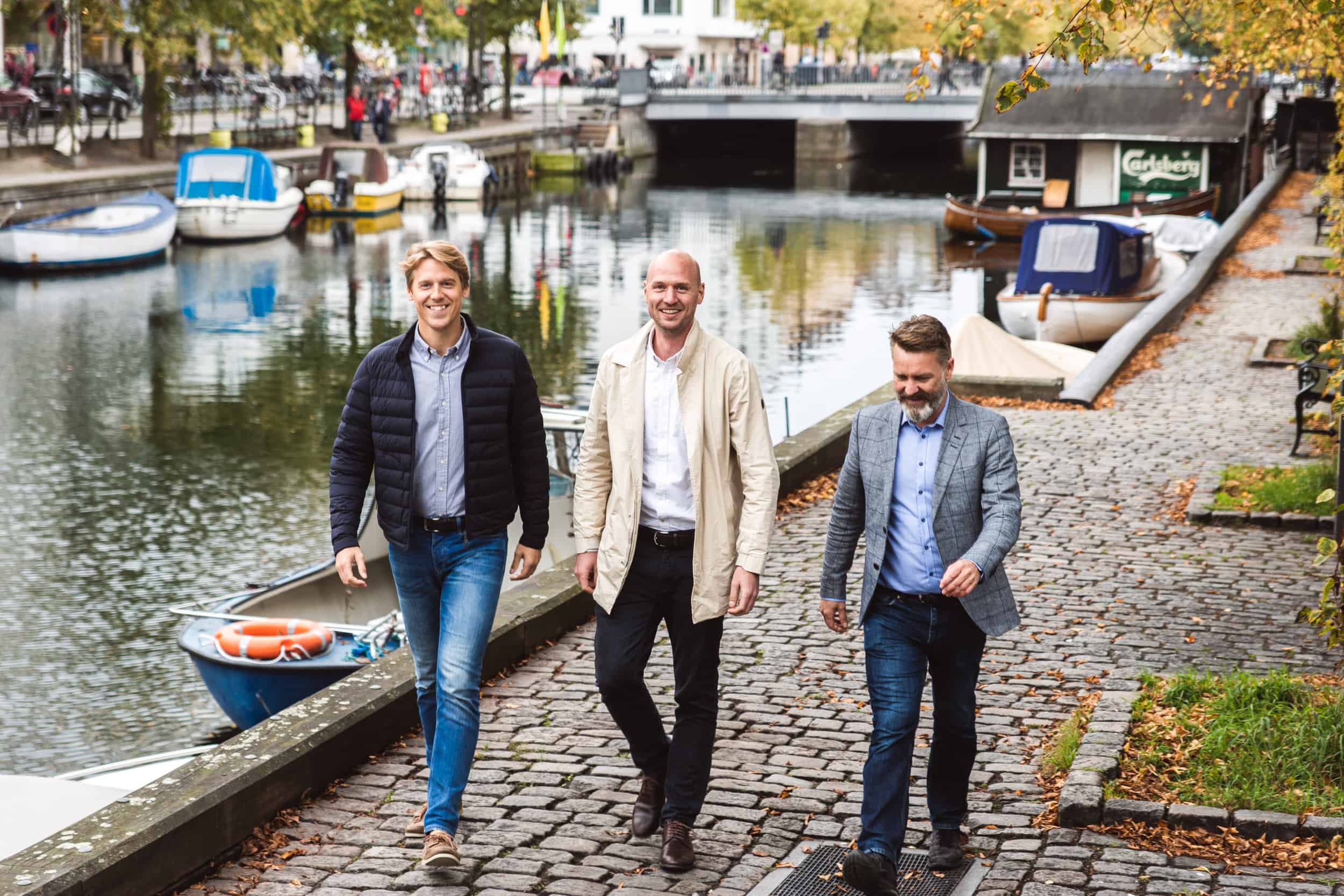 Partnere Kasper BB Rasmussen og Nicolaj W. Sevel. Bestyrelsesformand Martin Yde